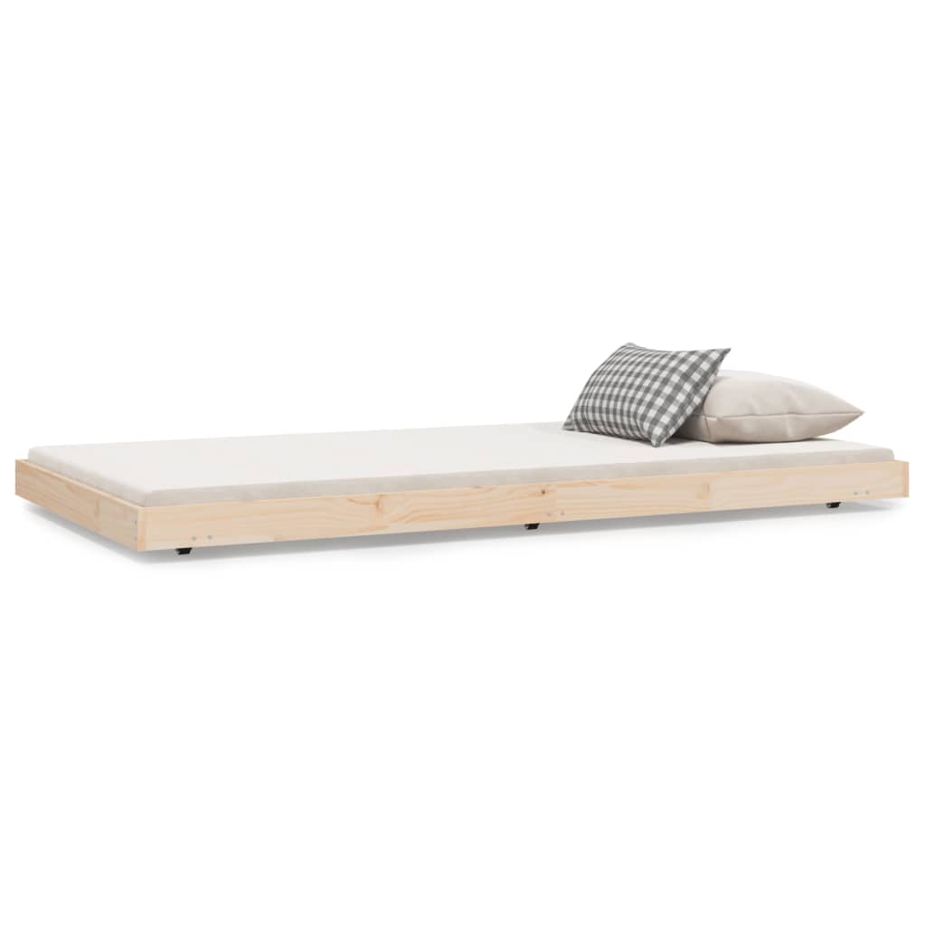 vidaXL Bed Frame without Mattress 90x200 cm Solid Wood Pine