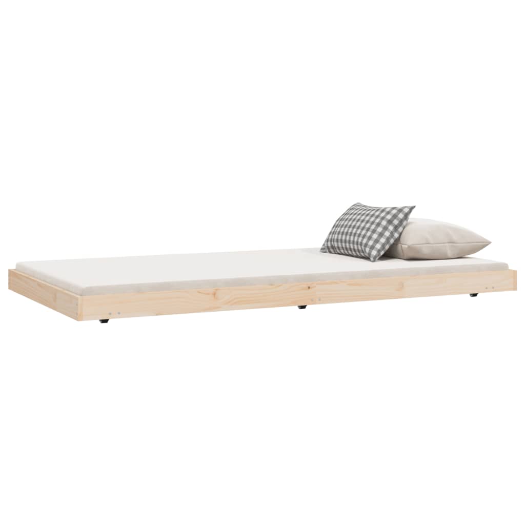 vidaXL Bed Frame without Mattress 90x200 cm Solid Wood Pine