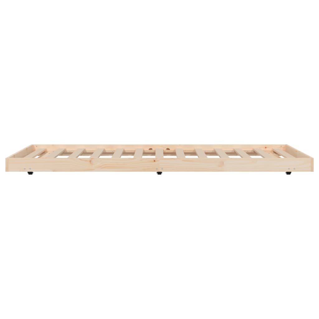 vidaXL Bed Frame without Mattress 80x200 cm Solid Wood Pine
