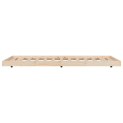 vidaXL Bed Frame without Mattress 80x200 cm Solid Wood Pine