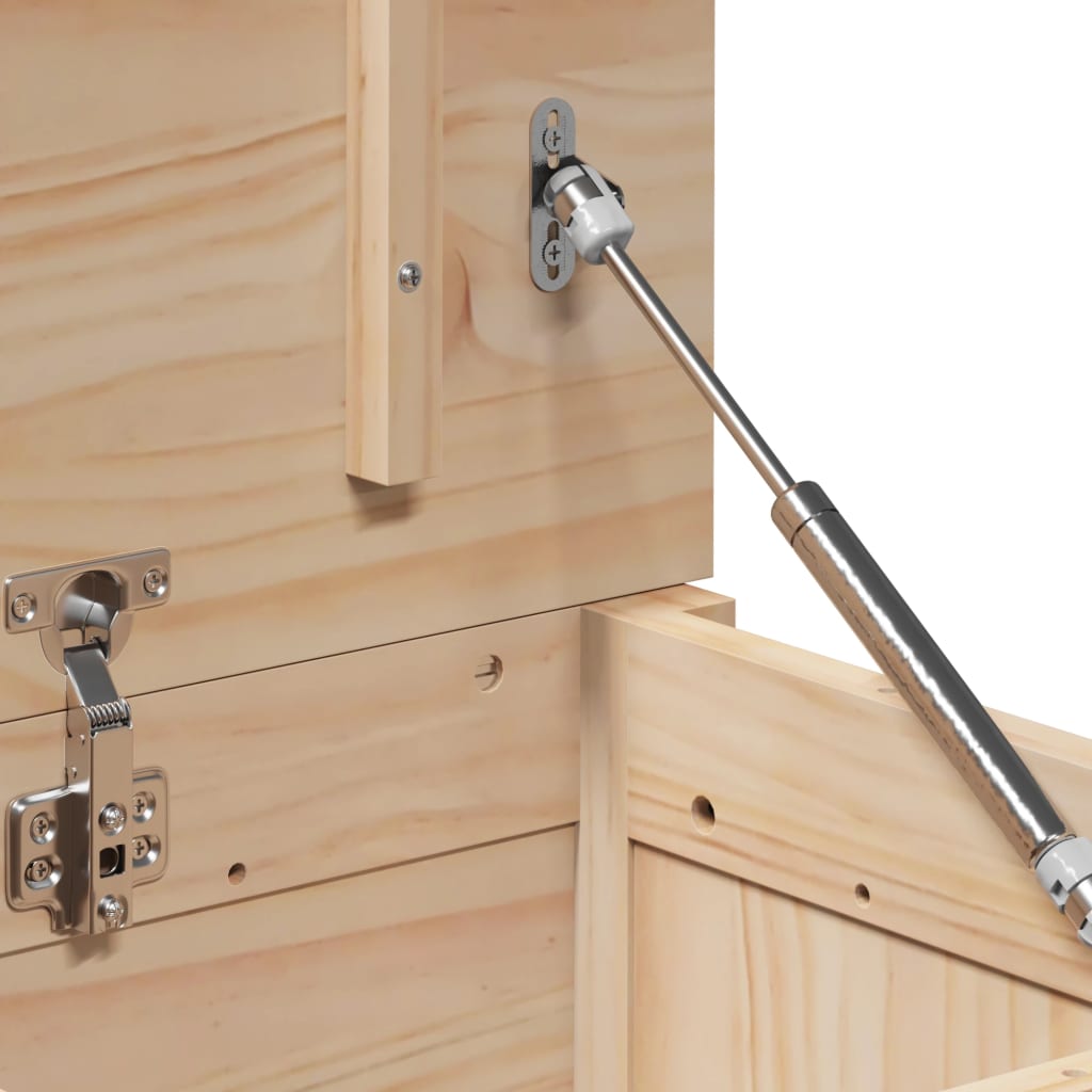 vidaXL Storage Box 110x50x45.5 cm Solid Wood Pine
