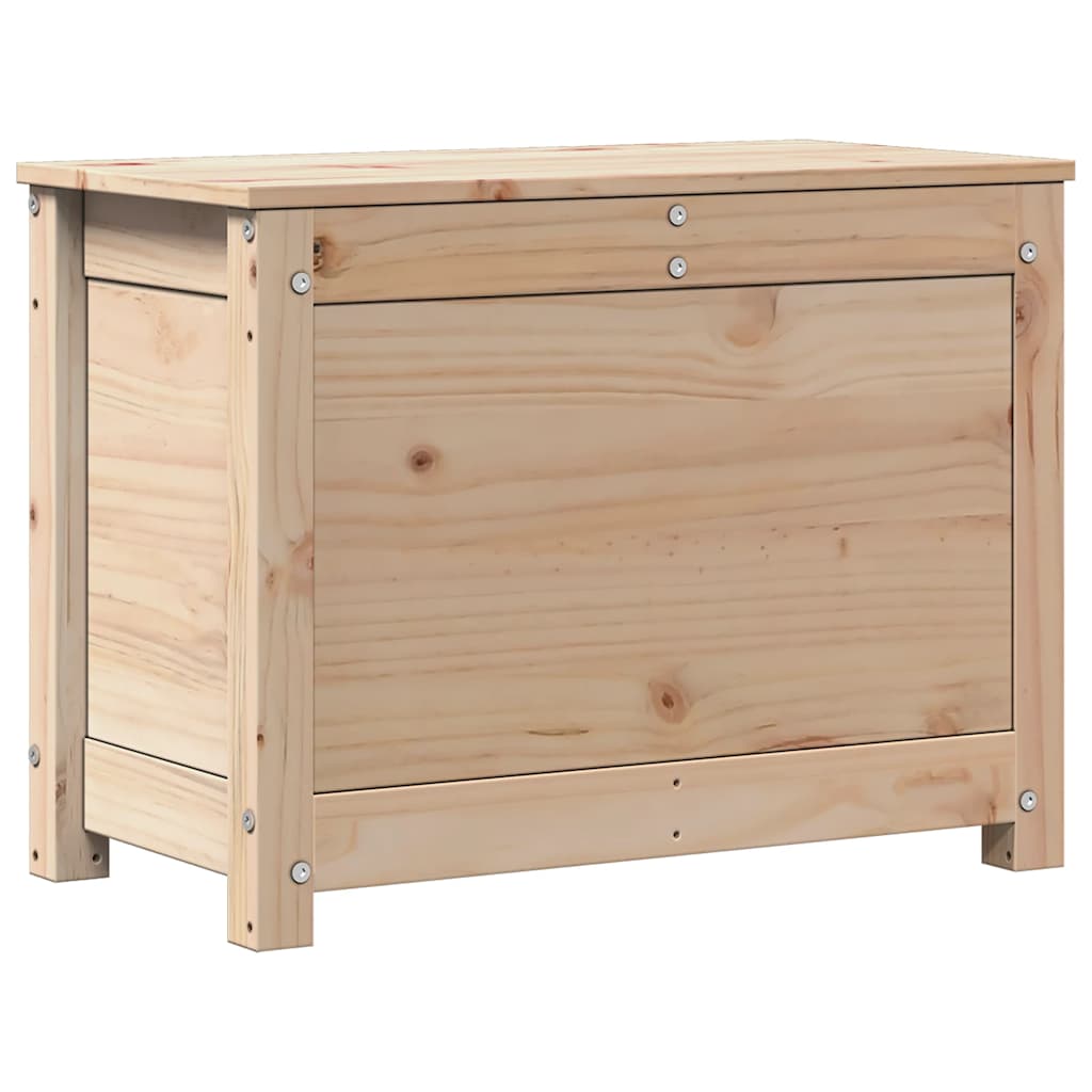 vidaXL Storage Box 60x32x45.5 cm Solid Wood Pine