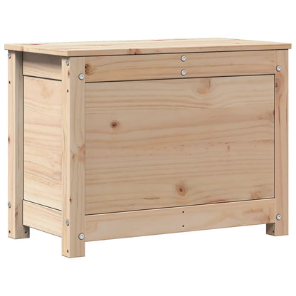 vidaXL Storage Box 60x32x45.5 cm Solid Wood Pine
