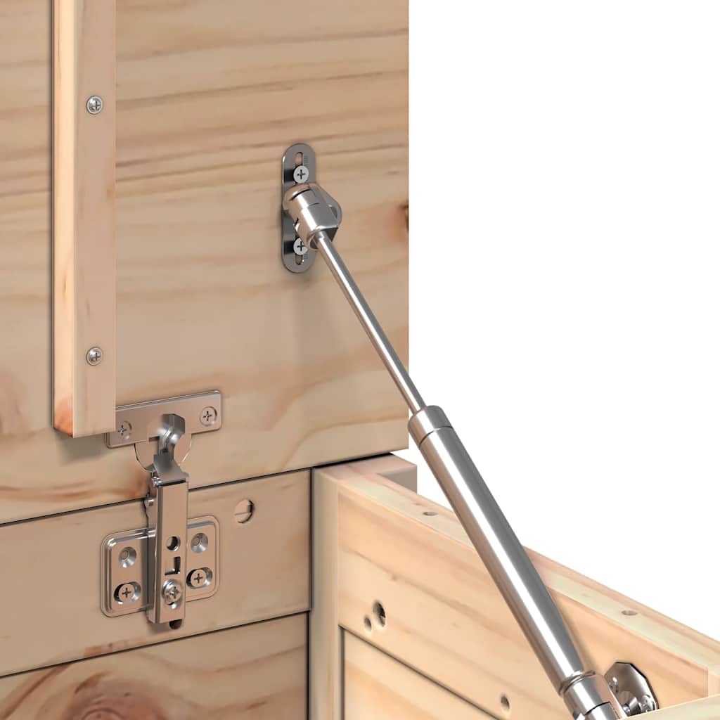 vidaXL Storage Box 60x32x45.5 cm Solid Wood Pine