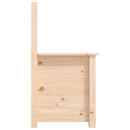 vidaXL Bench 80x41x77 cm Solid Wood Pine