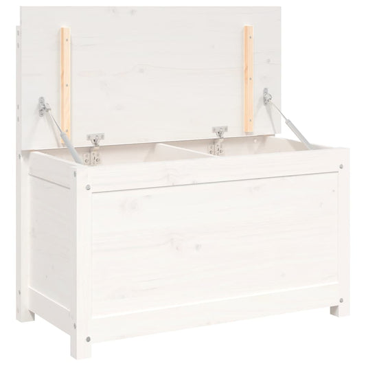 vidaXL Bench White 80x41x77 cm Solid Wood Pine