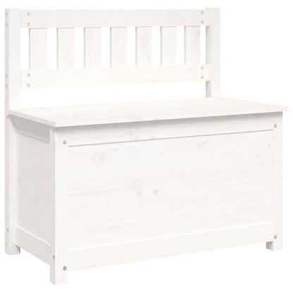 vidaXL Bench White 80x41x77 cm Solid Wood Pine
