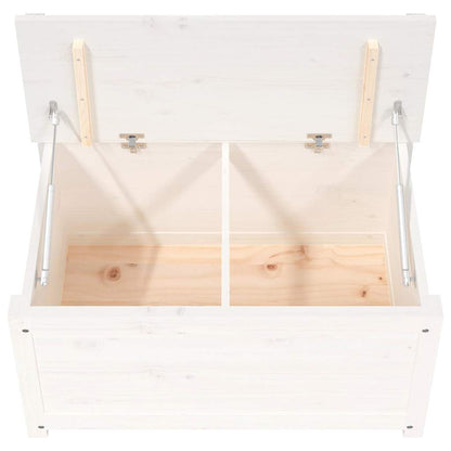 vidaXL Bench White 80x41x77 cm Solid Wood Pine