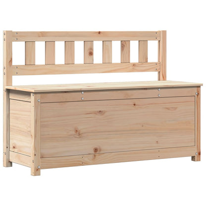 vidaXL Bench 110x41x76.5 cm Solid Wood Pine