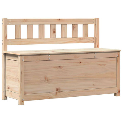 vidaXL Bench 110x41x76,5 cm Solid Wood Pine