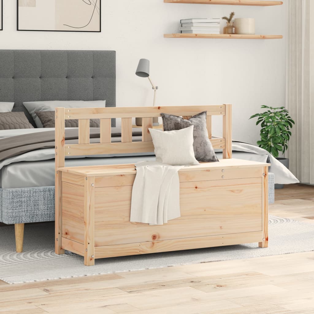vidaXL Bench 110x41x76.5 cm Solid Wood Pine