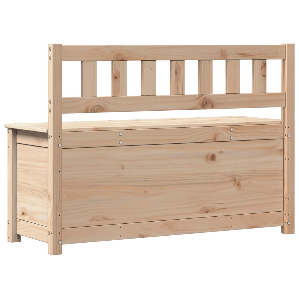 vidaXL Bench 110x41x76.5 cm Solid Wood Pine