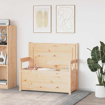 vidaXL Bench 112,5x51,5x96,5 cm Solid Wood Pine