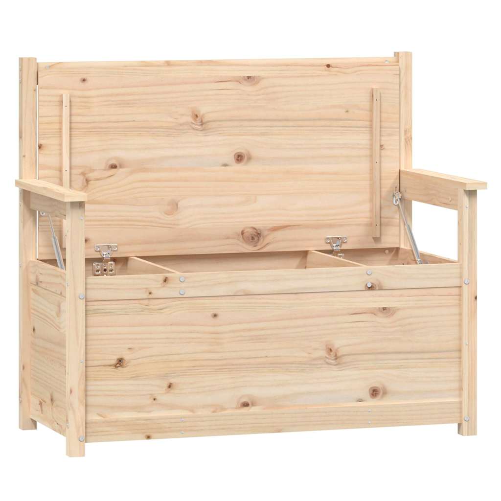 vidaXL Bench 112,5x51,5x96,5 cm Solid Wood Pine