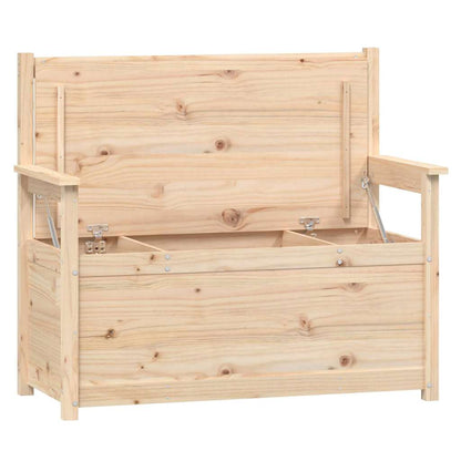 vidaXL Bench 112,5x51,5x96,5 cm Solid Wood Pine