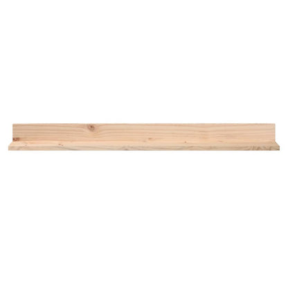 vidaXL Wall Shelves 2 pcs 110x11x9 cm Solid Wood Pine