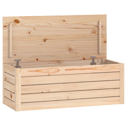 vidaXL Storage Box 89x36,5x33 cm Solid Wood Pine