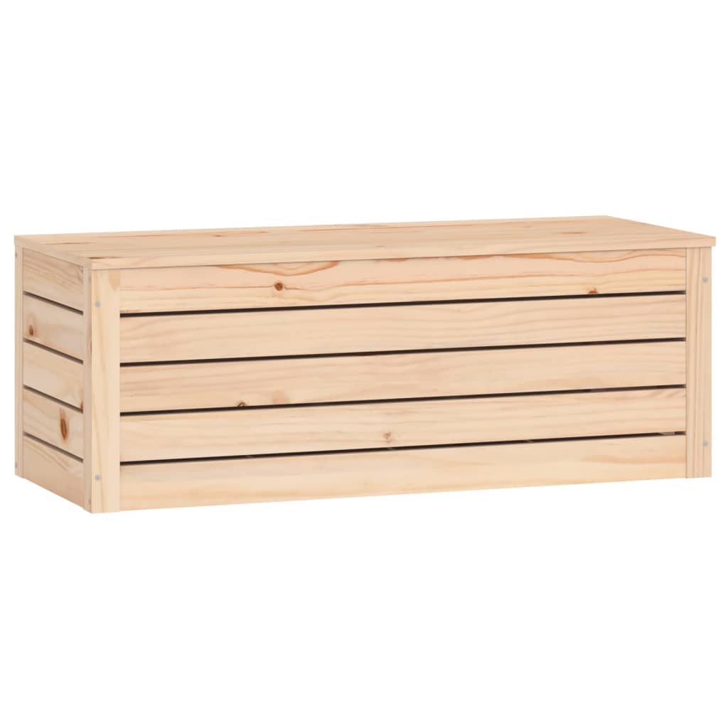 vidaXL Storage Box 89x36,5x33 cm Solid Wood Pine