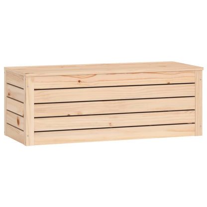 vidaXL Storage Box 89x36,5x33 cm Solid Wood Pine
