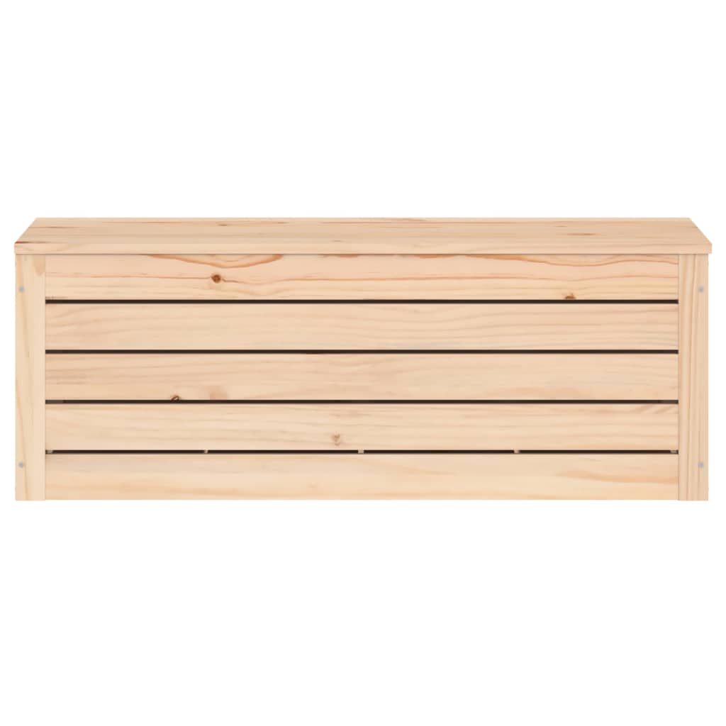 vidaXL Storage Box 89x36,5x33 cm Solid Wood Pine