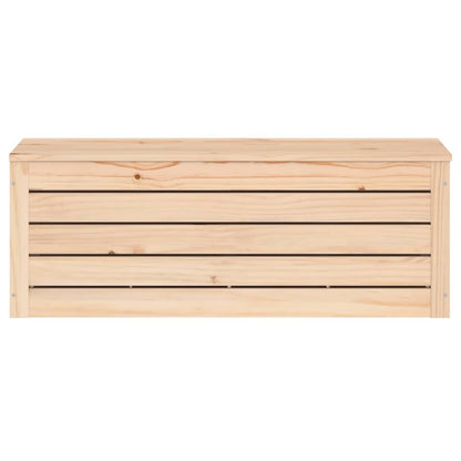 vidaXL Storage Box 89x36,5x33 cm Solid Wood Pine