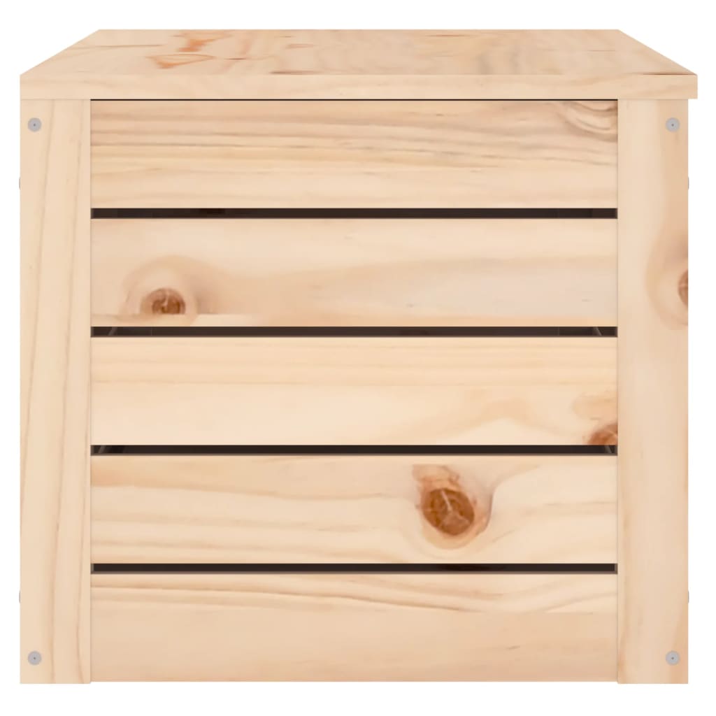 vidaXL Storage Box 89x36,5x33 cm Solid Wood Pine