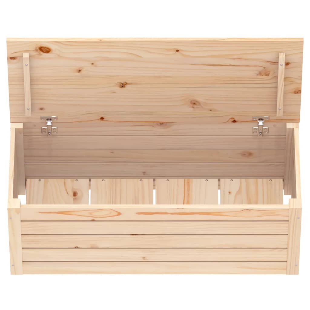 vidaXL Storage Box 89x36,5x33 cm Solid Wood Pine