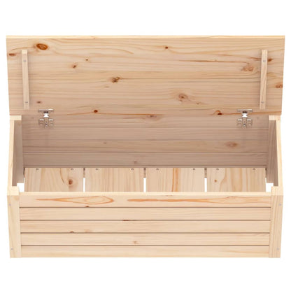 vidaXL Storage Box 89x36,5x33 cm Solid Wood Pine