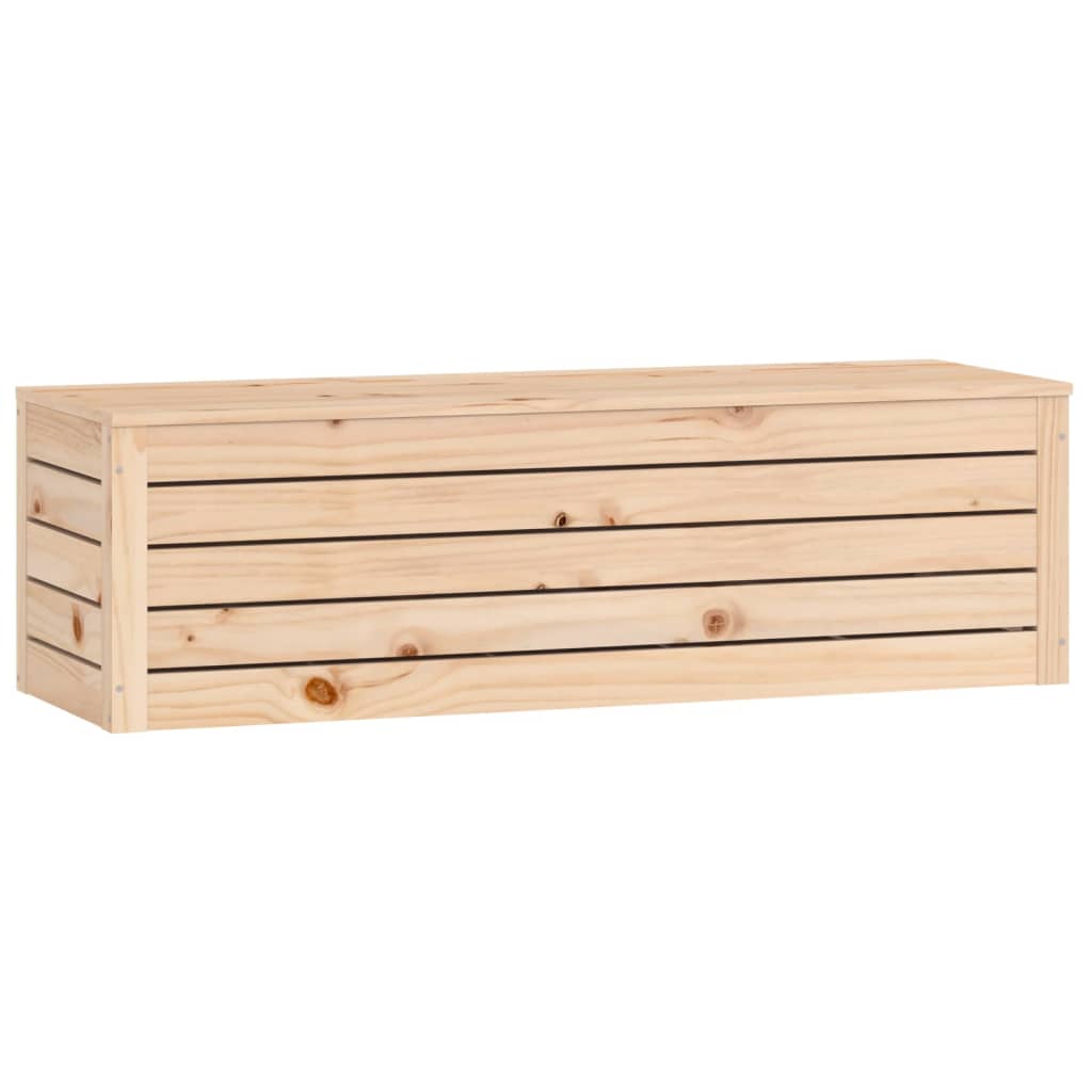 vidaXL Storage Box 109x36,5x33 cm Solid Wood Pine