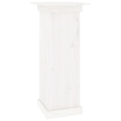 vidaXL Flower Stand White 40x40x90 cm Solid Wood Pine