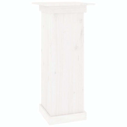 vidaXL Flower Stand White 40x40x90 cm Solid Wood Pine