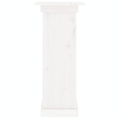 vidaXL Flower Stand White 40x40x90 cm Solid Wood Pine