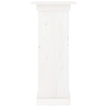 vidaXL Flower Stand White 40x40x90 cm Solid Wood Pine