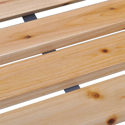 vidaXL Garden Bench 112 cm Solid Wood Fir