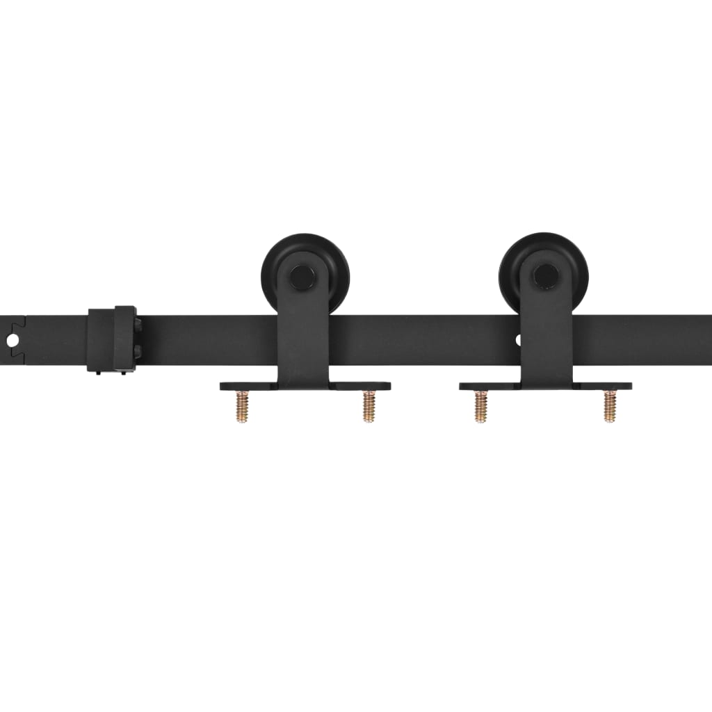 vidaXL Sliding Door with Hardware Set 102,5x205 cm ESG Glass&Aluminium