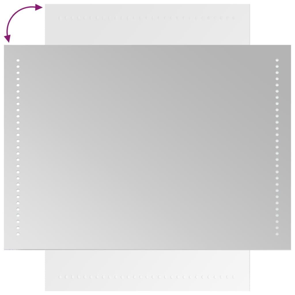 vidaXL LED Bathroom Mirror 50x70 cm