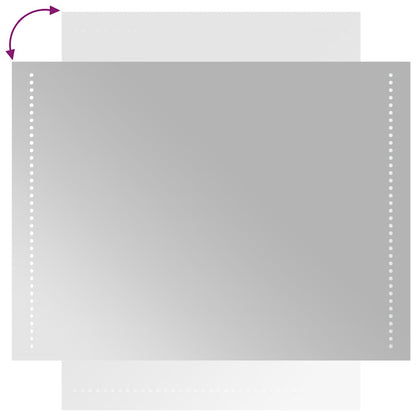vidaXL LED Bathroom Mirror 60x80 cm