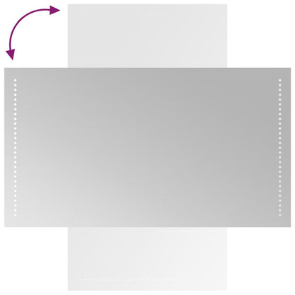 vidaXL LED Bathroom Mirror 50x90 cm