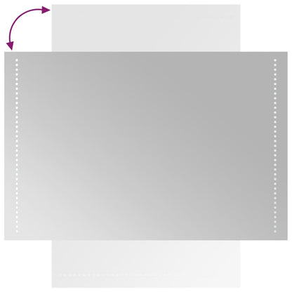 vidaXL LED Bathroom Mirror 60x90 cm