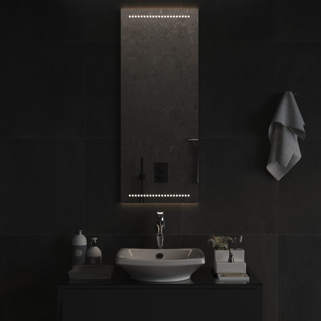 vidaXL LED Bathroom Mirror 40x100 cm