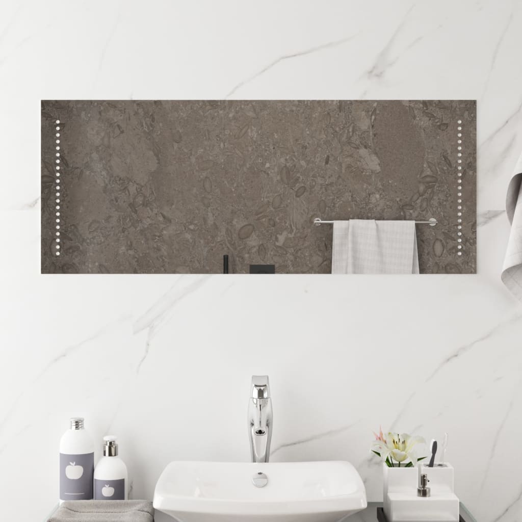 vidaXL LED Bathroom Mirror 40x100 cm