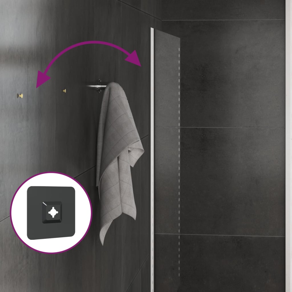vidaXL LED Bathroom Mirror 40x100 cm