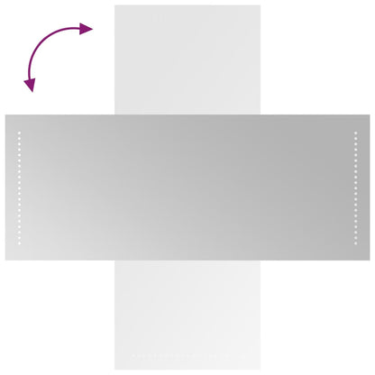 vidaXL LED Bathroom Mirror 40x100 cm