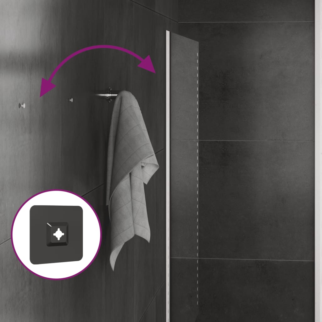 vidaXL LED Bathroom Mirror 50x100 cm