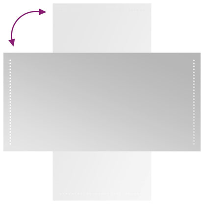 vidaXL LED Bathroom Mirror 50x100 cm