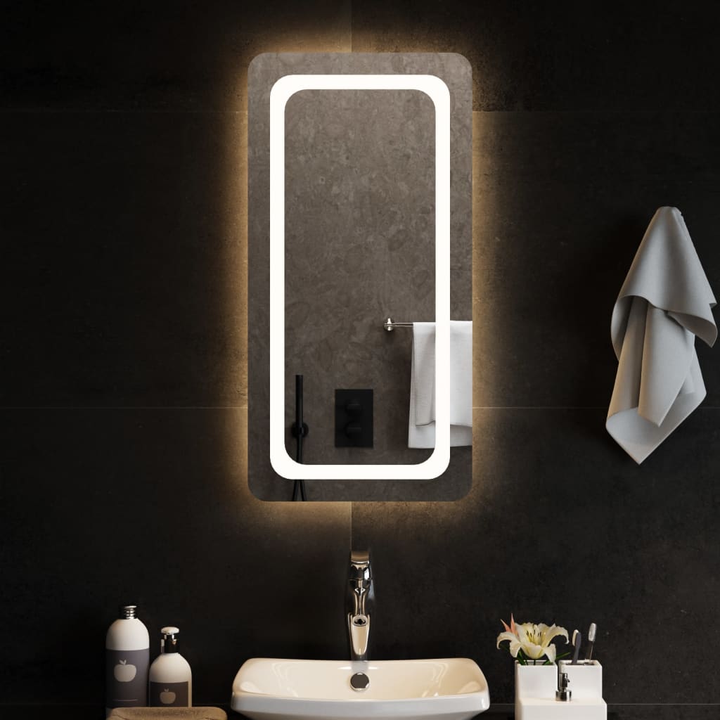 vidaXL LED Bathroom Mirror 40x80 cm