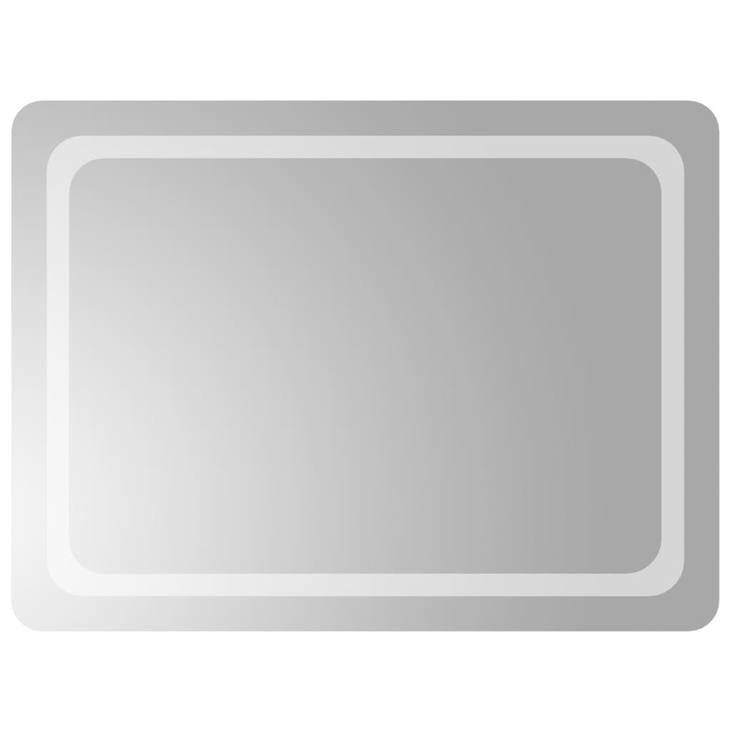 vidaXL LED Bathroom Mirror 60x80 cm