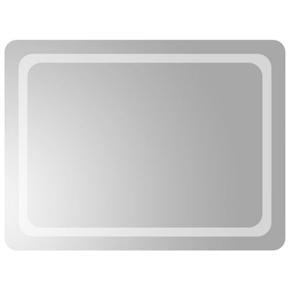 vidaXL LED Bathroom Mirror 60x80 cm