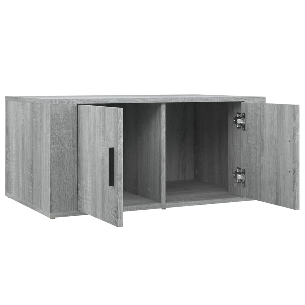 vidaXL Coffee Table Grey Sonoma 80x50x36 cm Engineered Wood