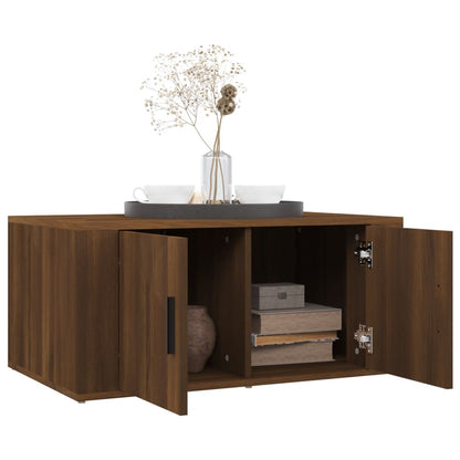 vidaXL Coffee Table Brown Oak 80x50x36 cm Engineered Wood